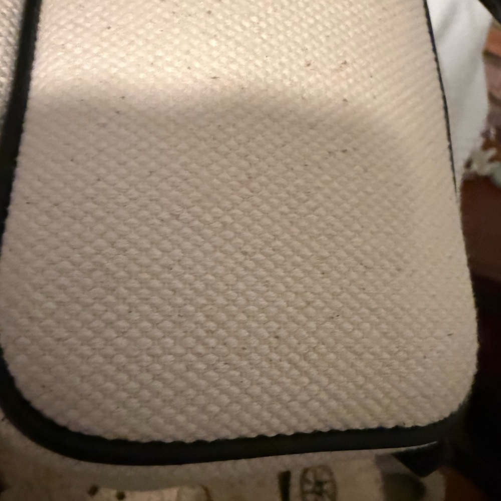 Michael Kors Cream Canvas Graffiti Mini Backpack with Black & Red Accents - Picture 7 of 7
